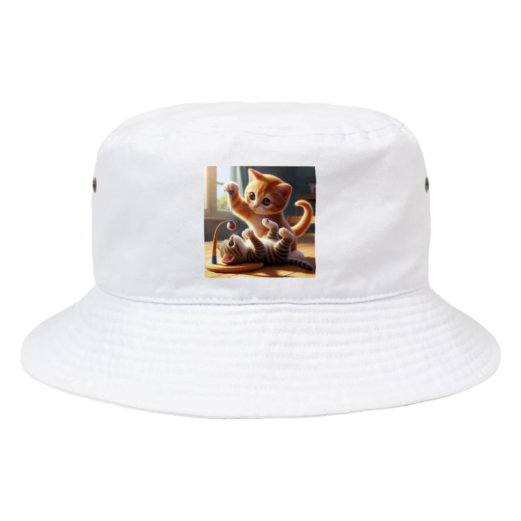 kangekiの遊ぶにゃんこNo.6 Bucket Hat