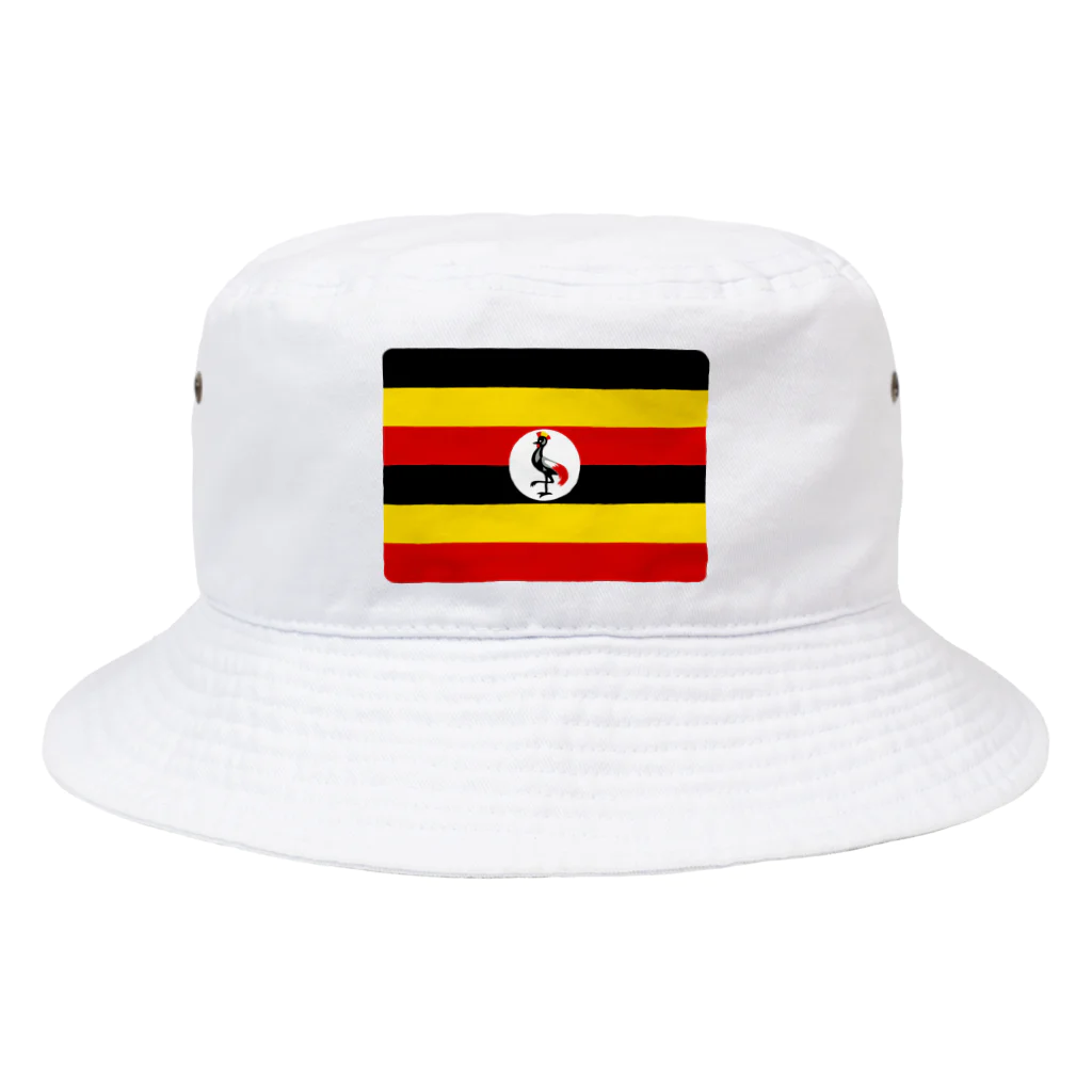 お絵かき屋さんのウガンダの国旗 バケットハット