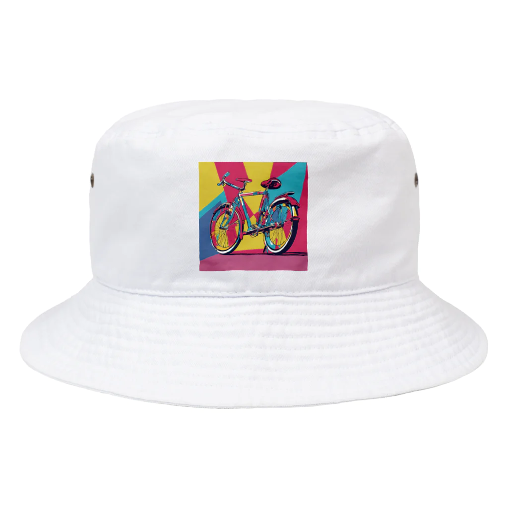 NeoPopGalleryのPOPART bicycle Bucket Hat