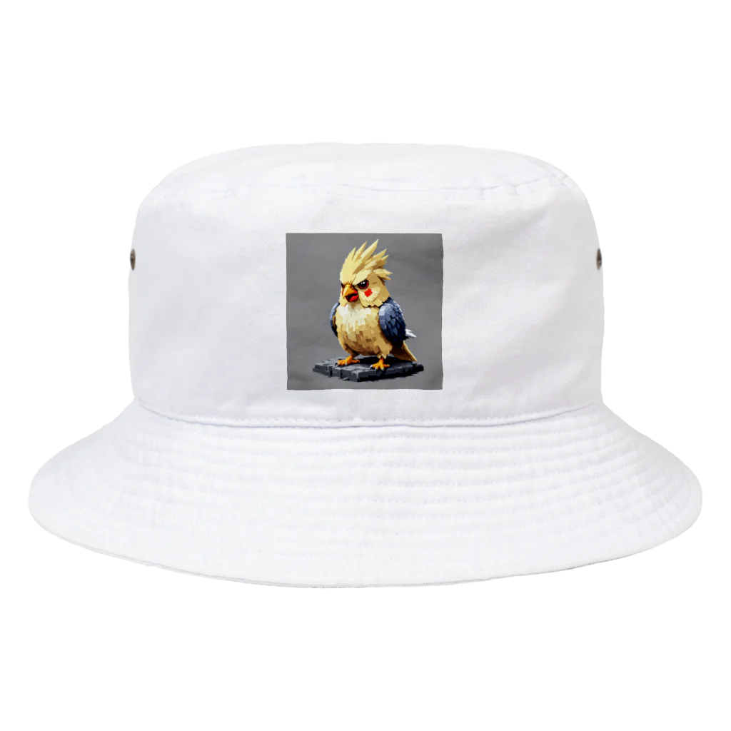 インコグッズの怒ったオカメインコ Bucket Hat