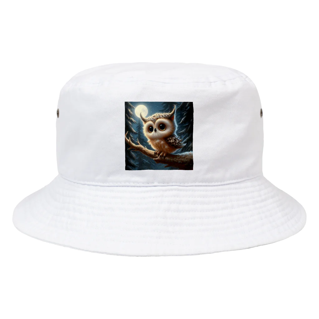 2024billionのねこふくろう Bucket Hat