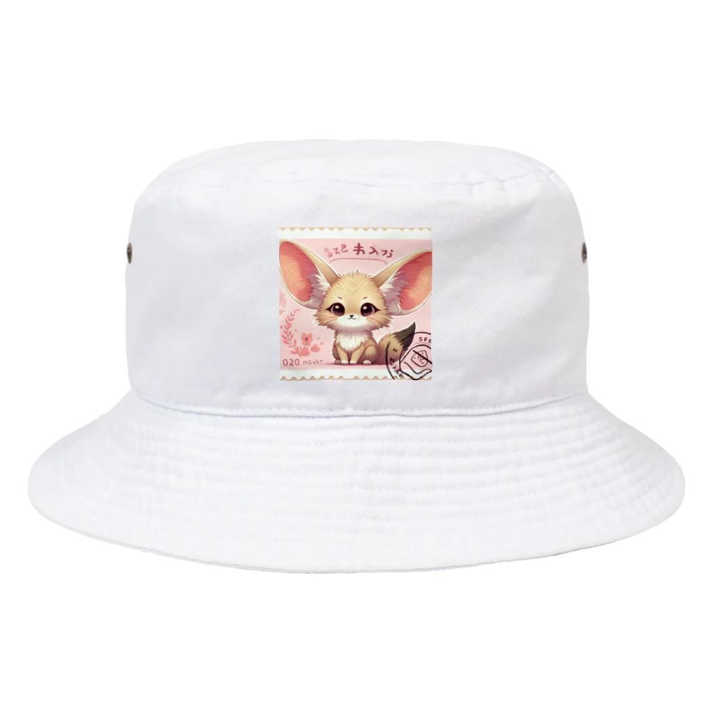 ゆうちゃんNFTいいねの耳長が可愛いフェネックちゃん13 Bucket Hat