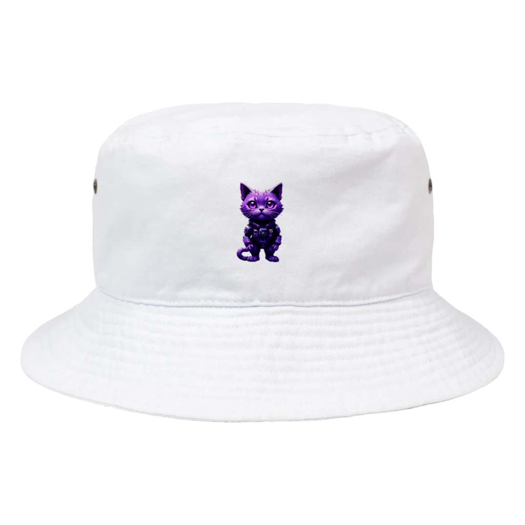 メロンパン猫の宇宙に連れてってくれる猫 Bucket Hat