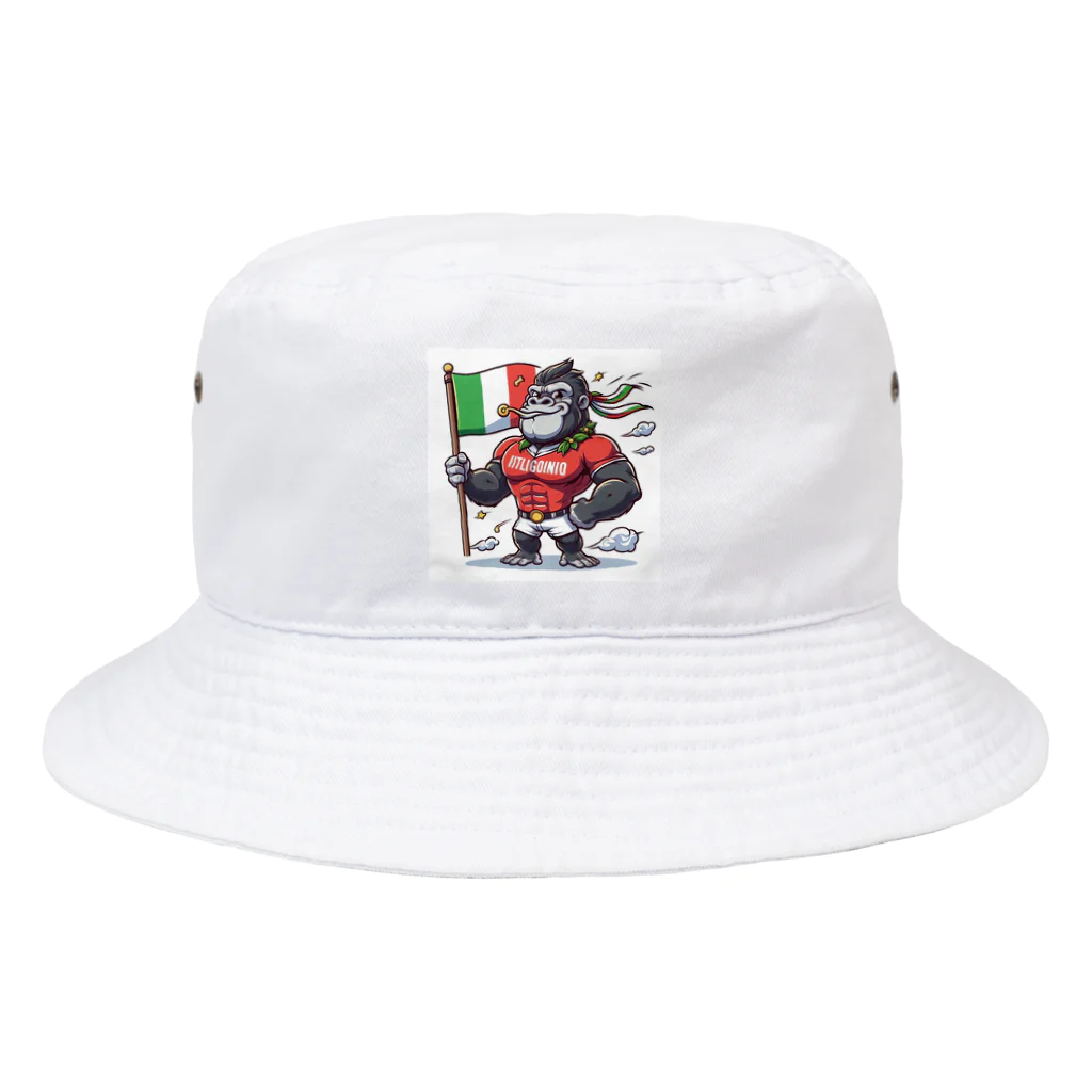 スピリチュアルキャットのゴリラシリーズ Bucket Hat