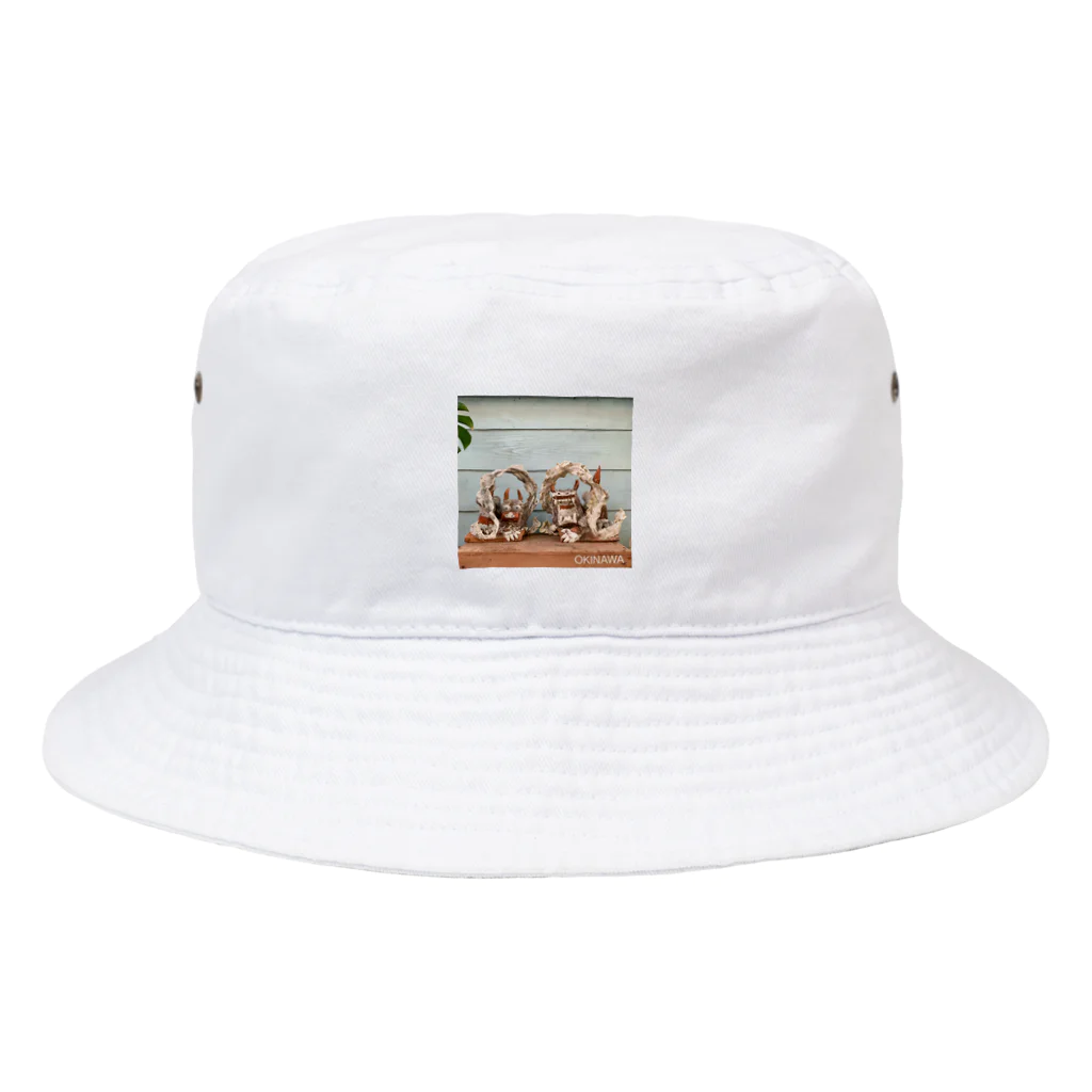 sisyの阿吽の呼吸シーサー Bucket Hat