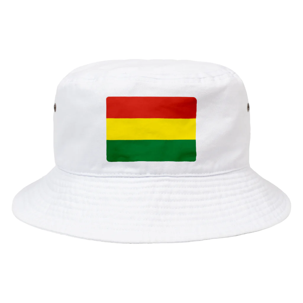 お絵かき屋さんのボリビアの国旗 Bucket Hat