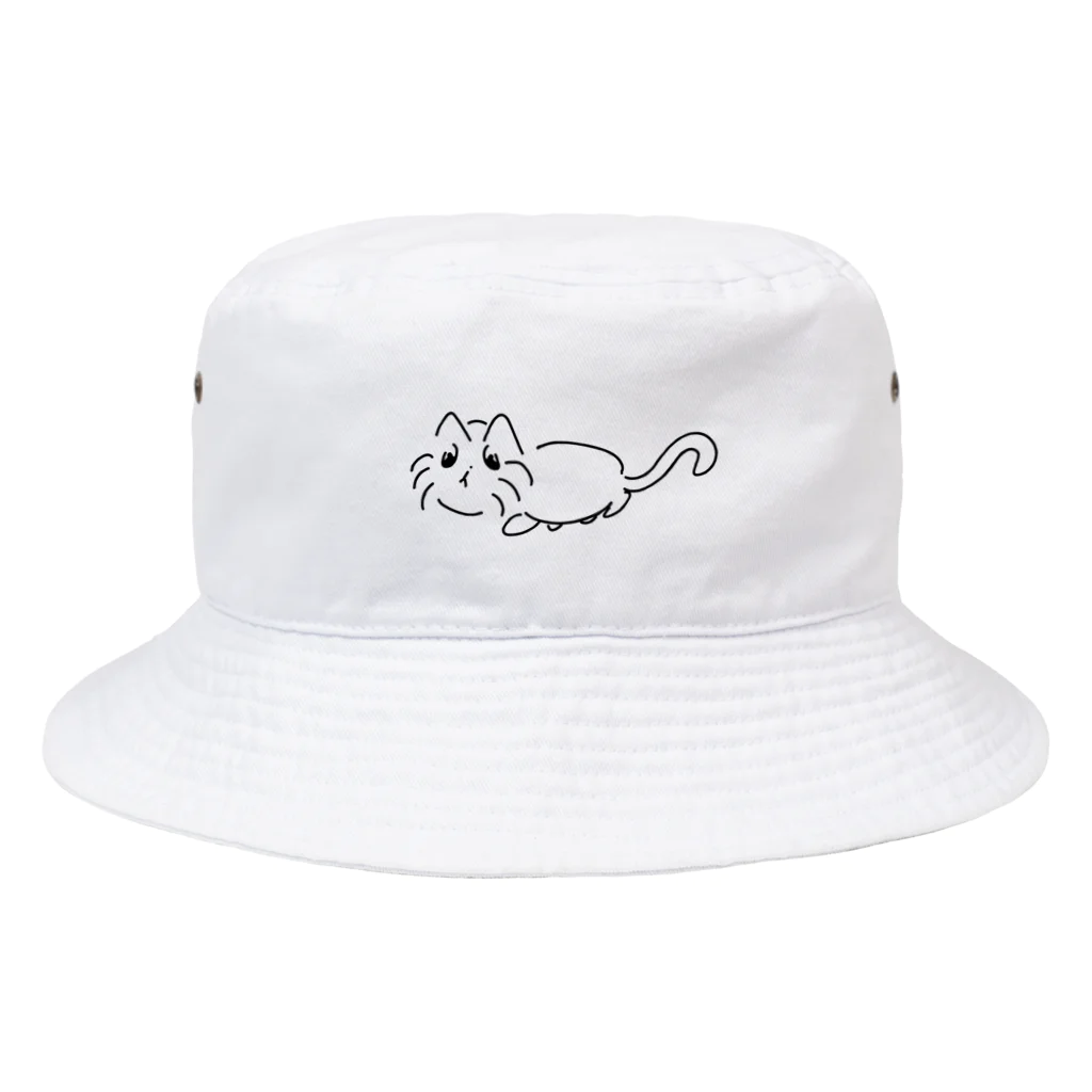 文才のねこ Bucket Hat