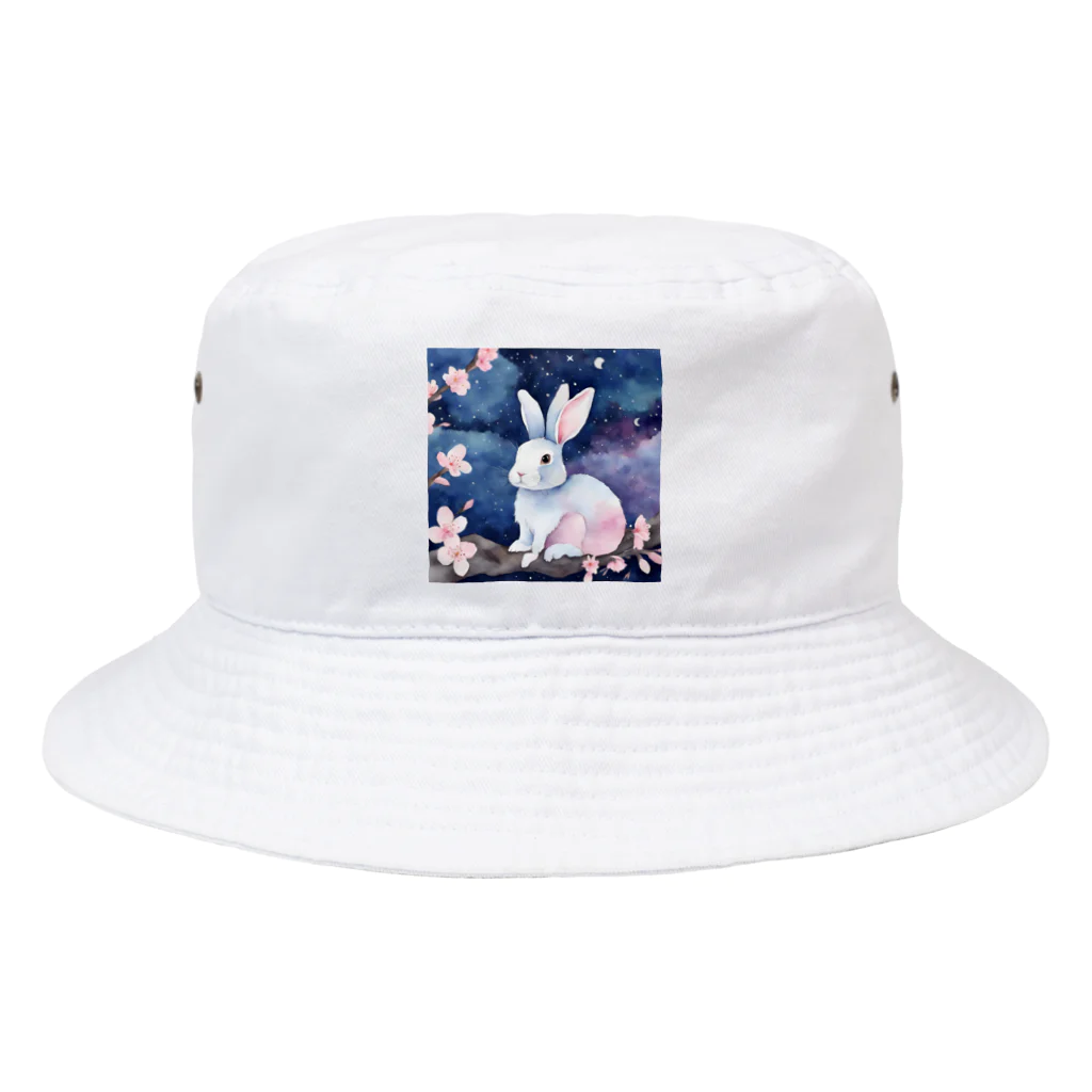 星降る夜にのsakura_rabbit Bucket Hat