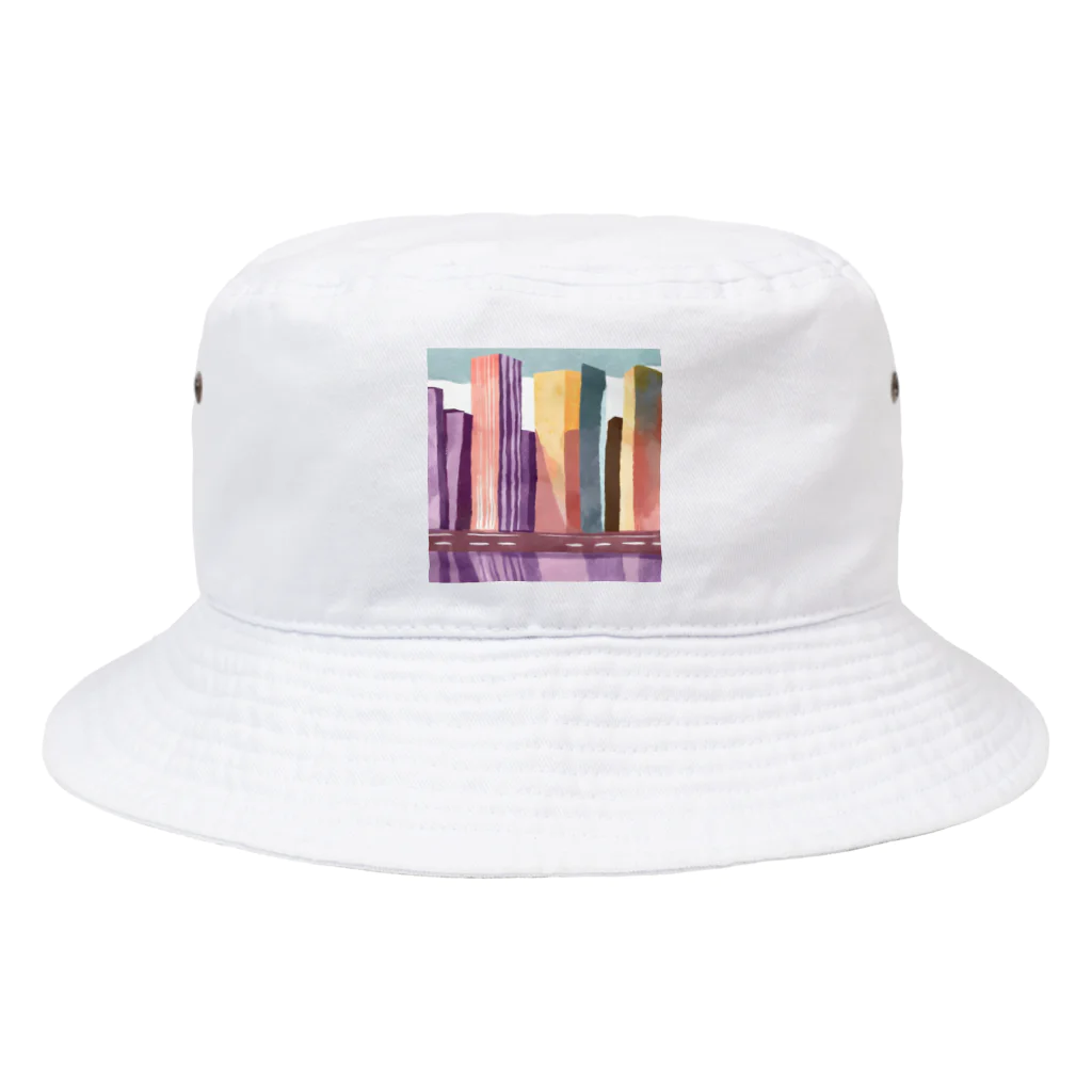 Fujiyamaのどこかのビル群 Bucket Hat