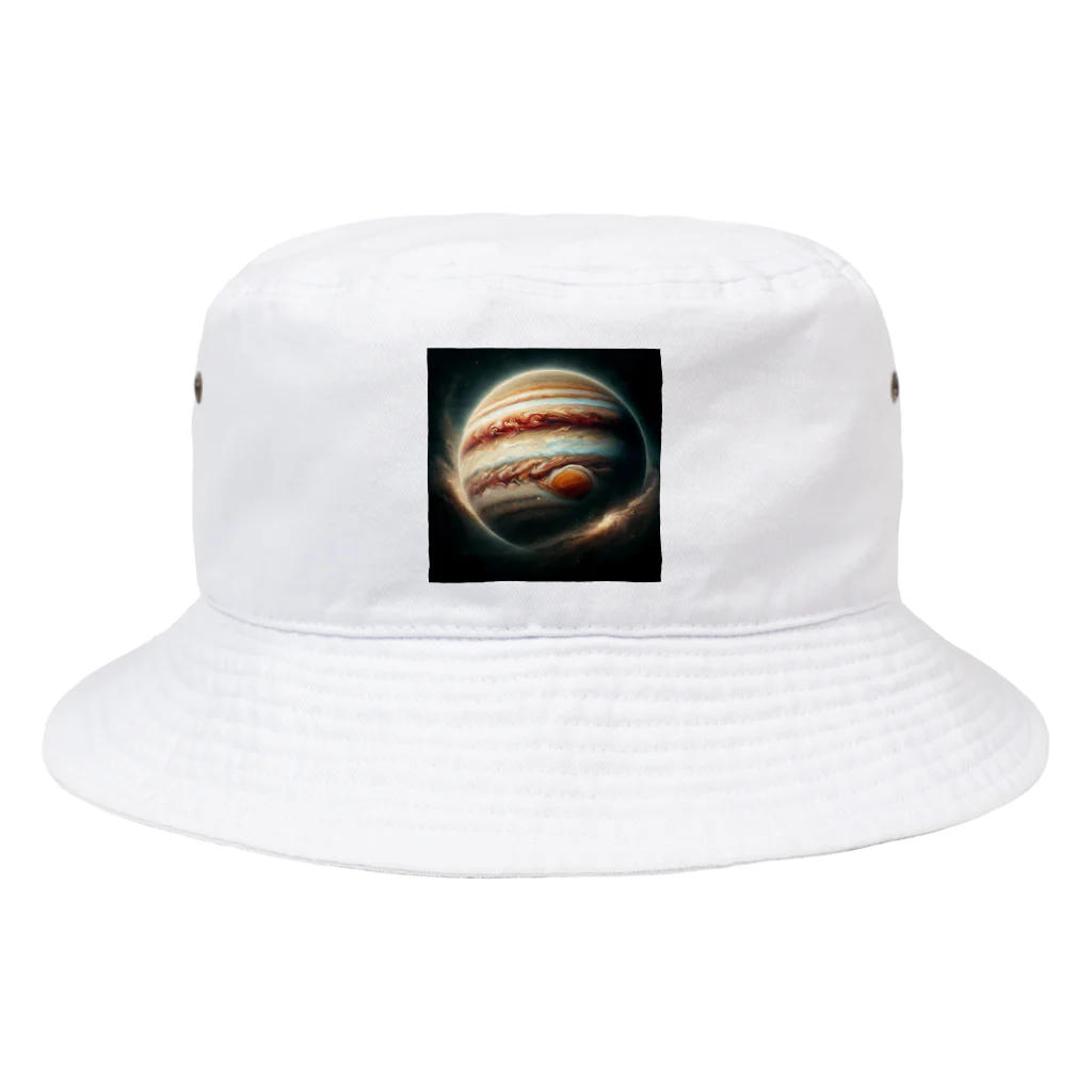 宇宙の神秘グッズ販売所のジュピター Bucket Hat