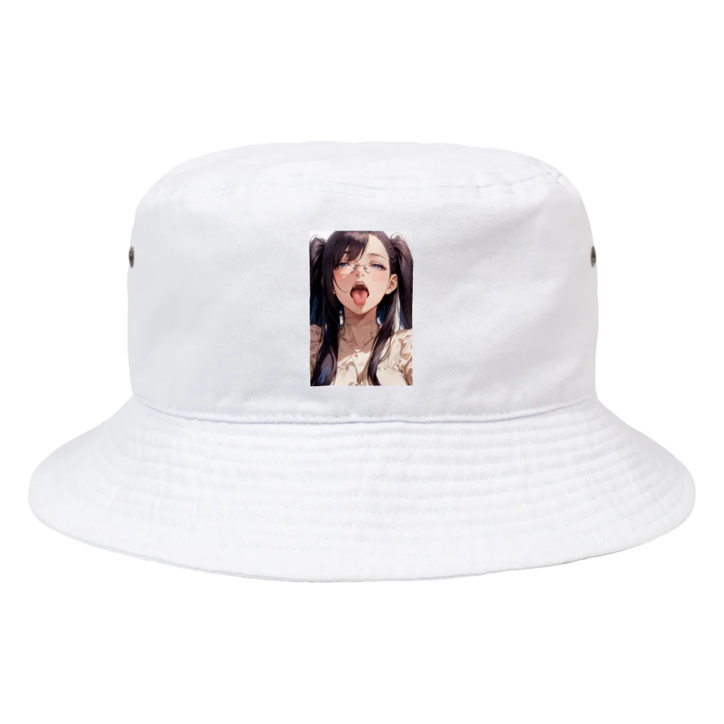 美少女学院の黒髪美少女　美鈴ちゃんメガネ Bucket Hat