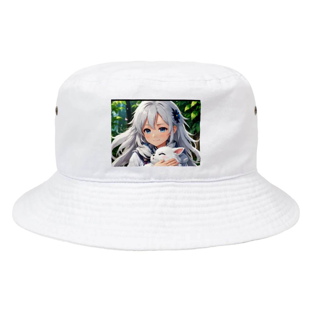 巫女スタぐらむのだっこされる神様 Bucket Hat