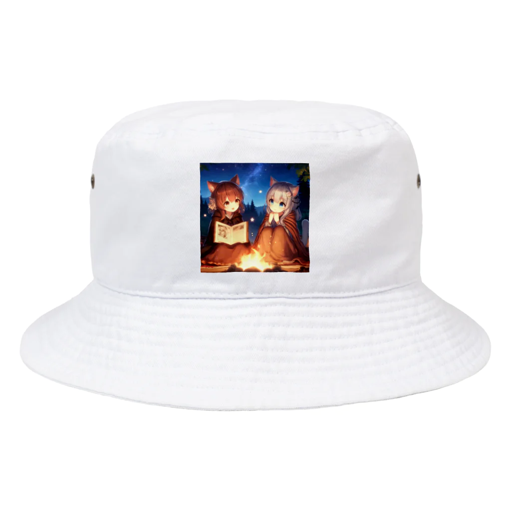 HiroLink's Shopの猫耳姉妹 Bucket Hat