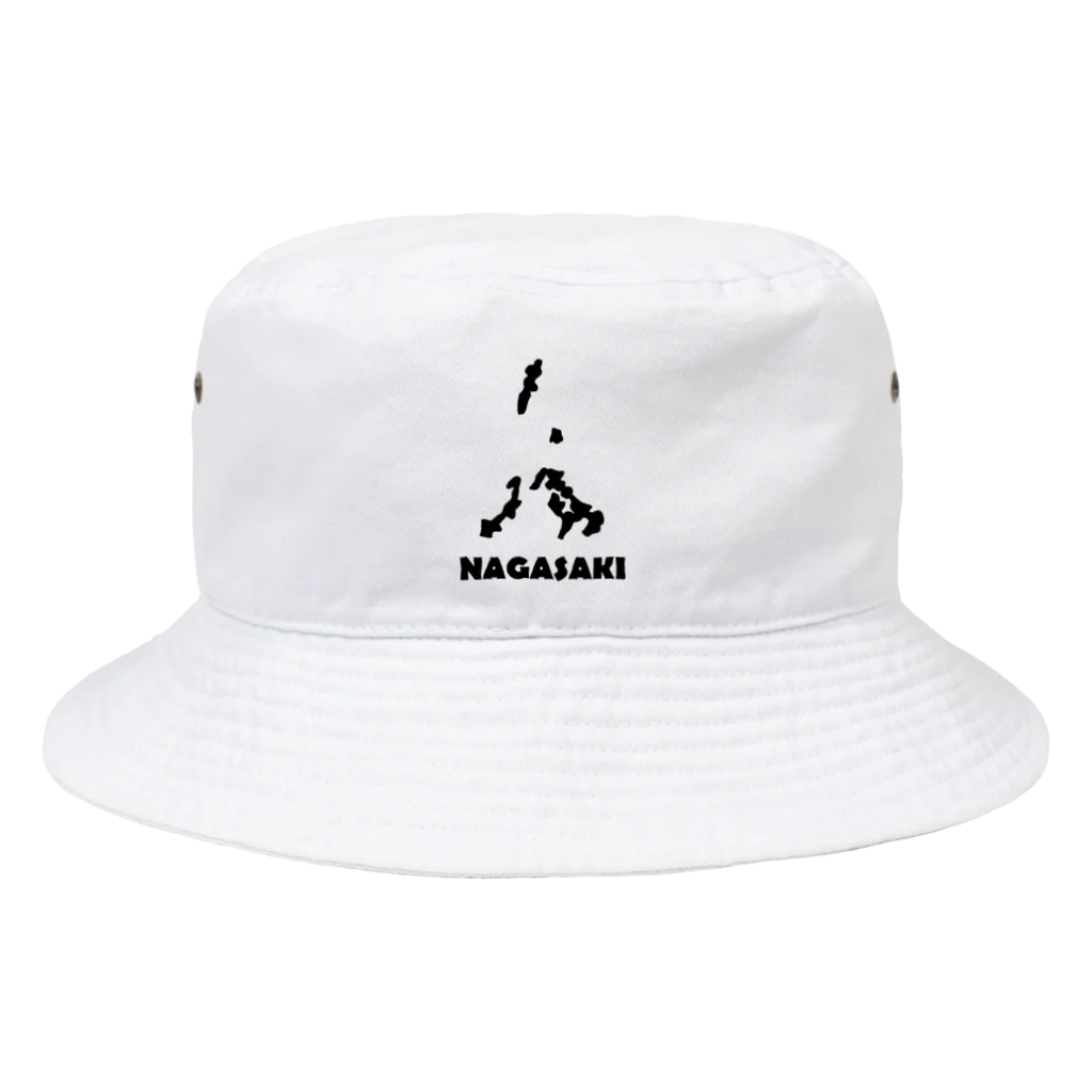 riwawankoの４７都道府県グッズ(長崎県) Bucket Hat