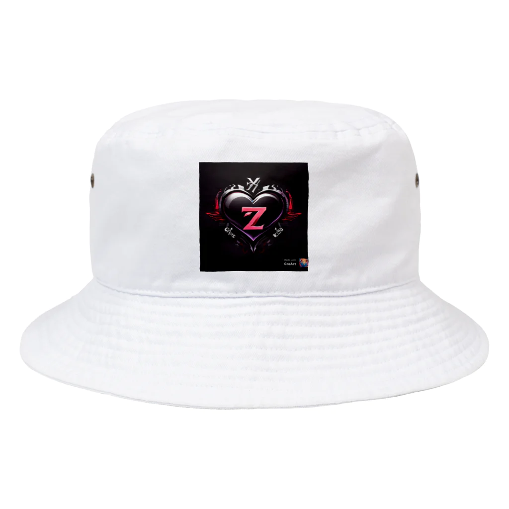 kaya-☆のBlack heart Bucket Hat