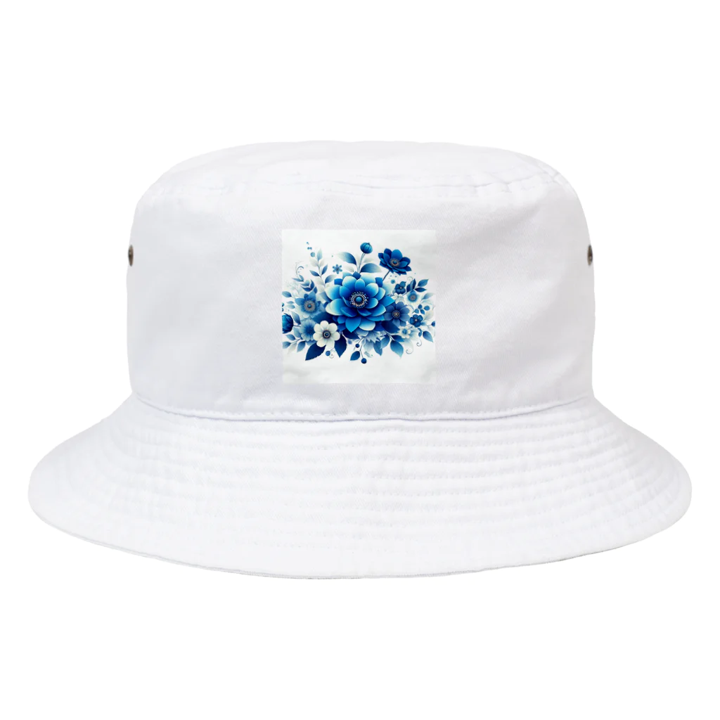 アミュペンの透き通るような青色が美しい花々 Bucket Hat