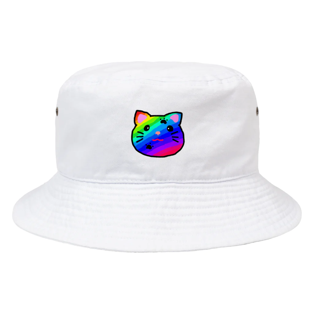 prosperity-1の虹色のにゃんこ Bucket Hat