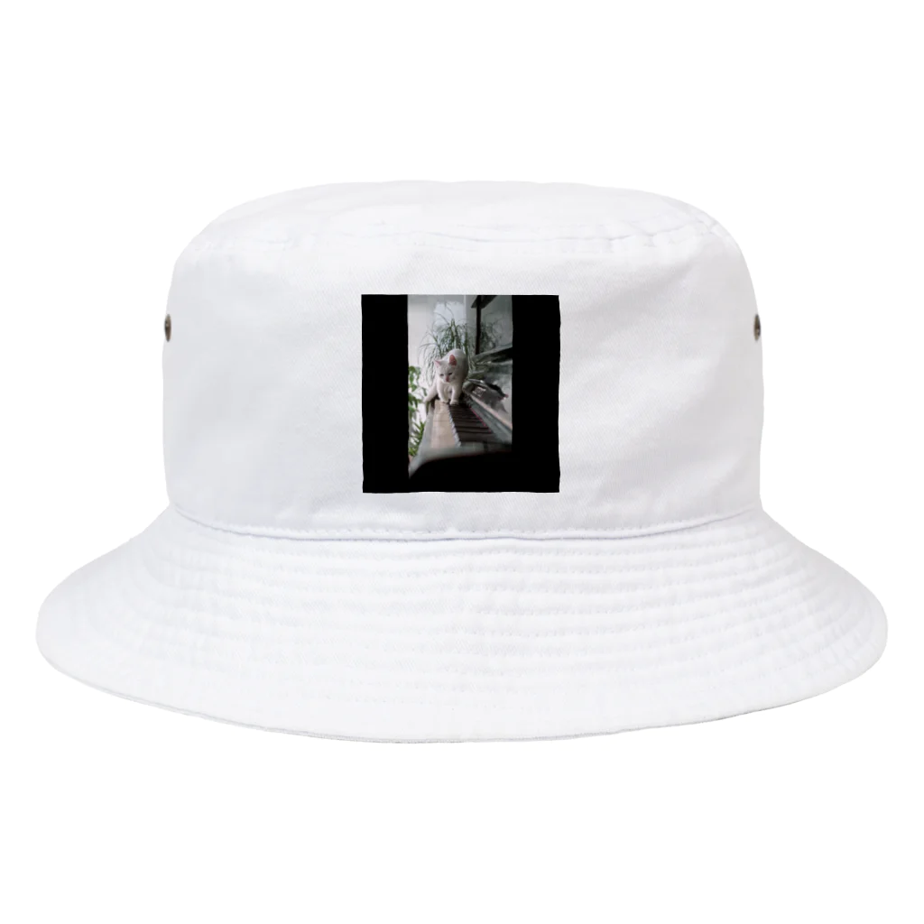 ozuzu123のピアノでねこ Bucket Hat