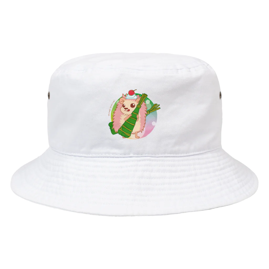 さちあきのおみせの季節のちまきハリネズミ Bucket Hat