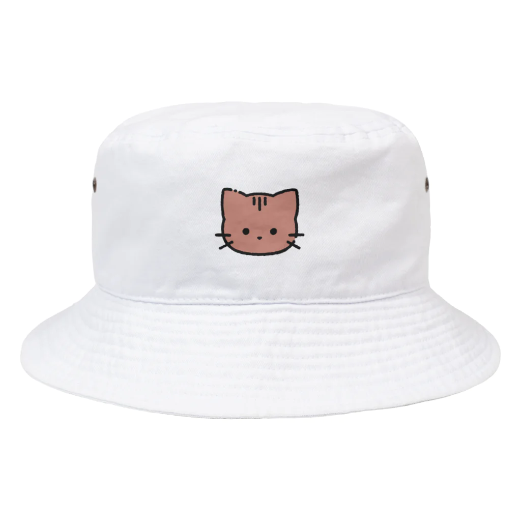 アトリエ うぐいすのふわふわ茶ねこ Bucket Hat