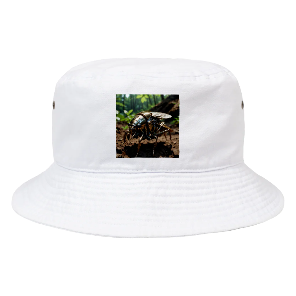 majimeのロボ蝉幼虫 Bucket Hat