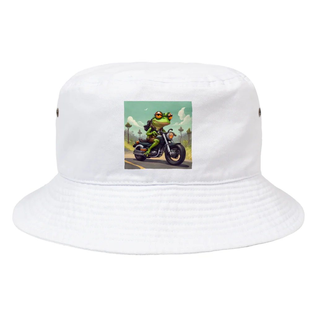 二宮大輔のカエルライダー4兄弟　次男　ルカ Bucket Hat