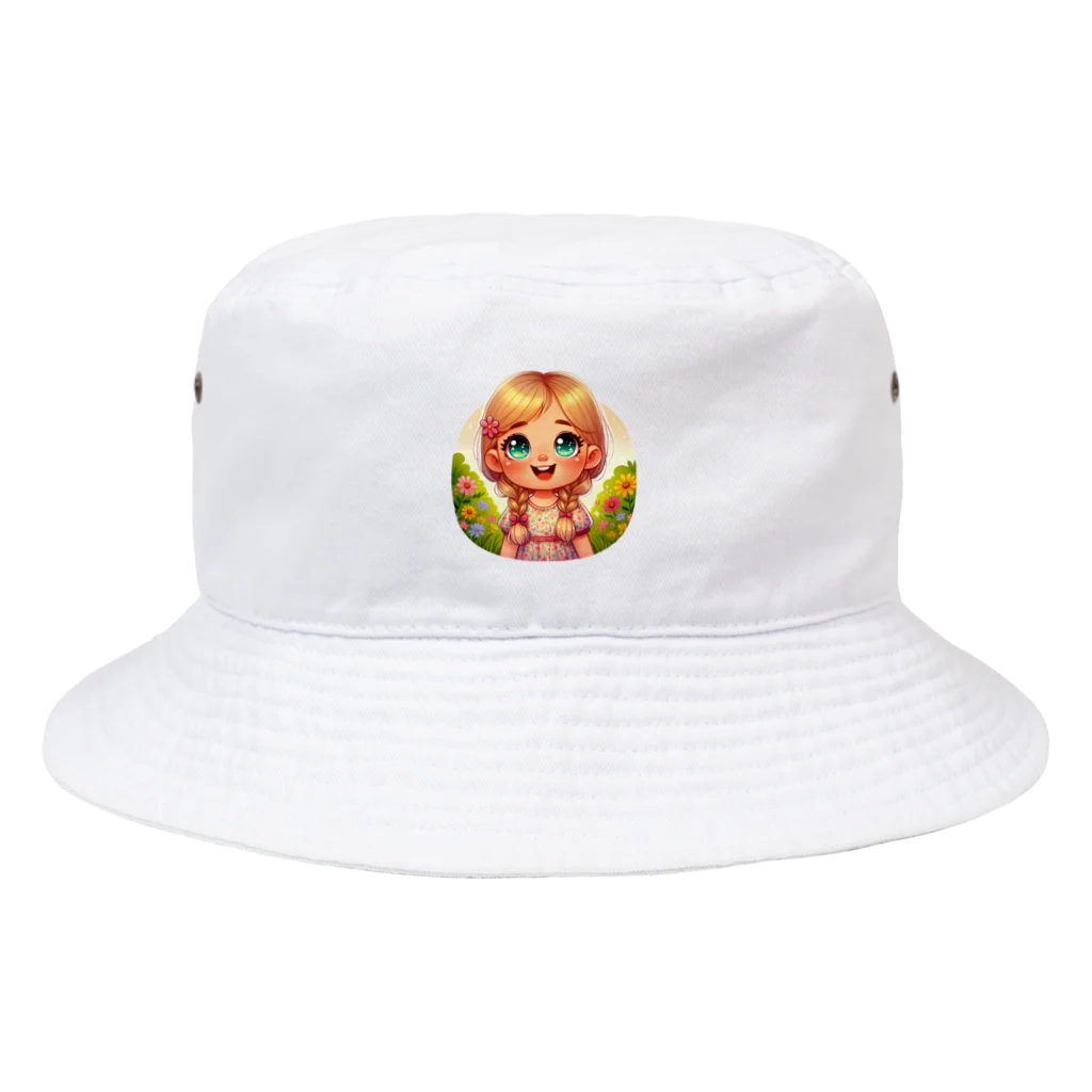 yielanggo007の輝く瞳女の子 Bucket Hat