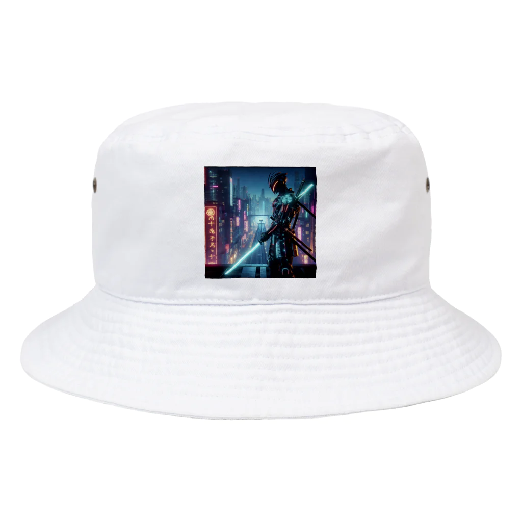 T_yama0429のサムライ Bucket Hat