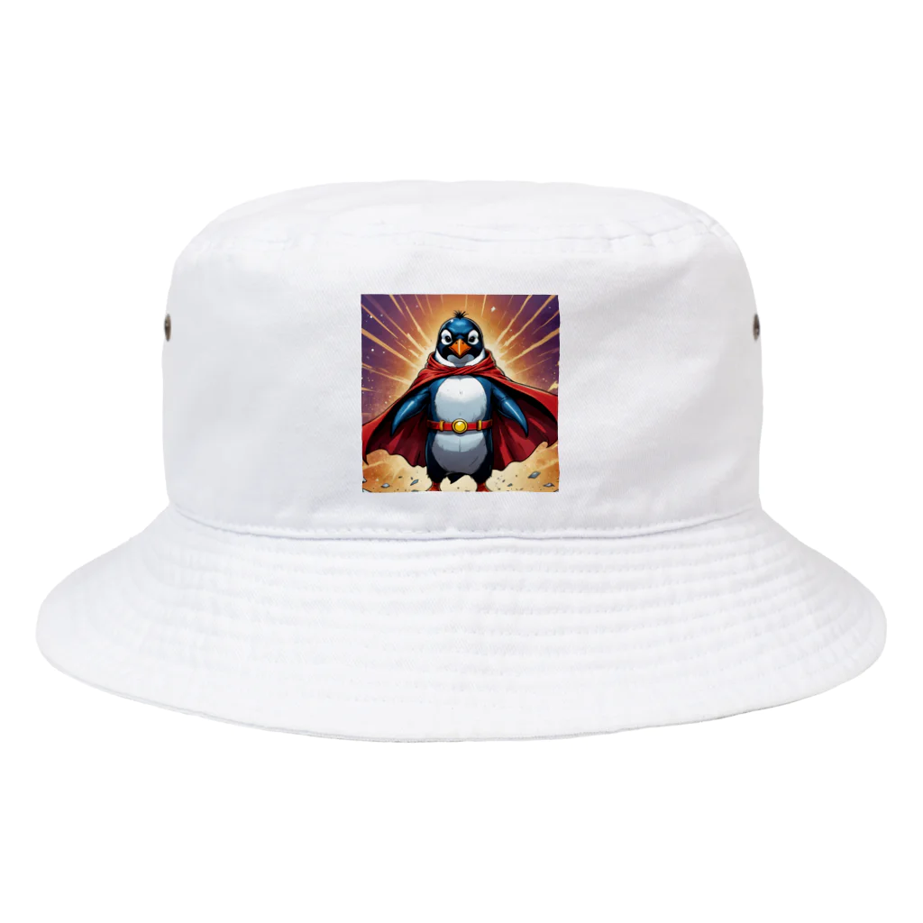 pen.のペンギンのヒーロー登場！ Bucket Hat