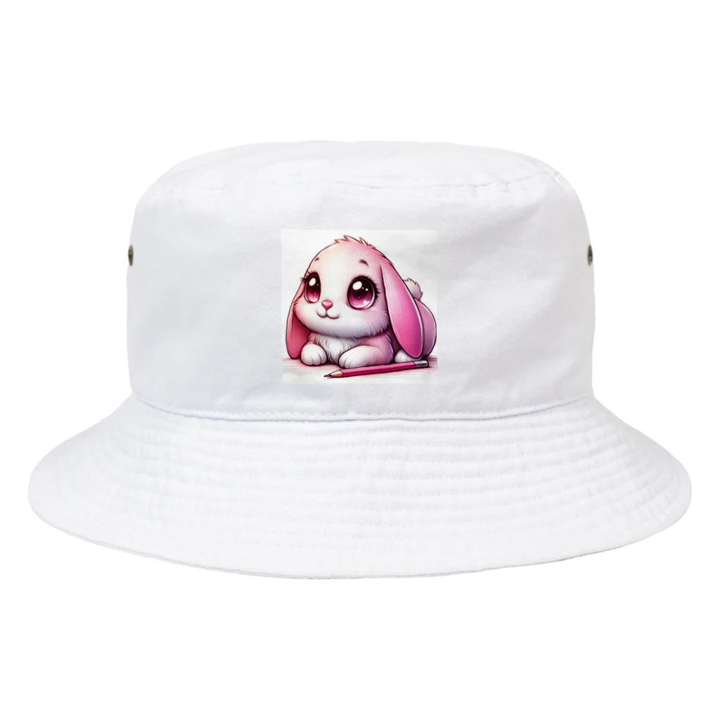 canneleのピンクウサギ Bucket Hat