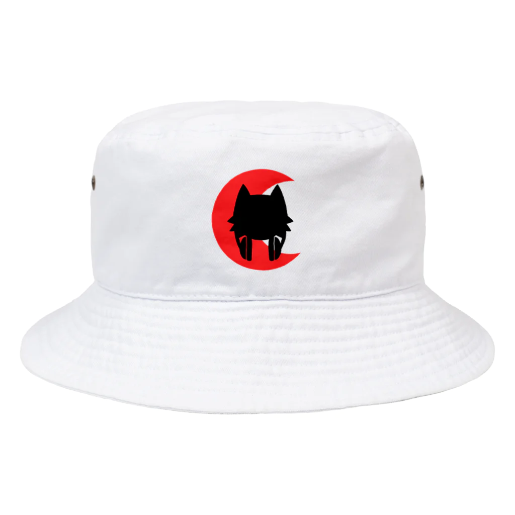 🐺赤猫🐱工房の赤猫オリジナルグッズ01 Bucket Hat