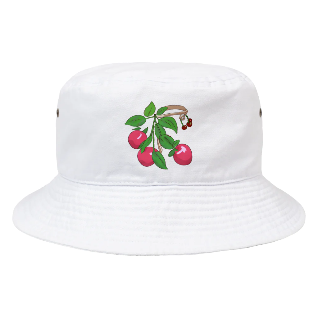 yamabのさくらんぼ Bucket Hat