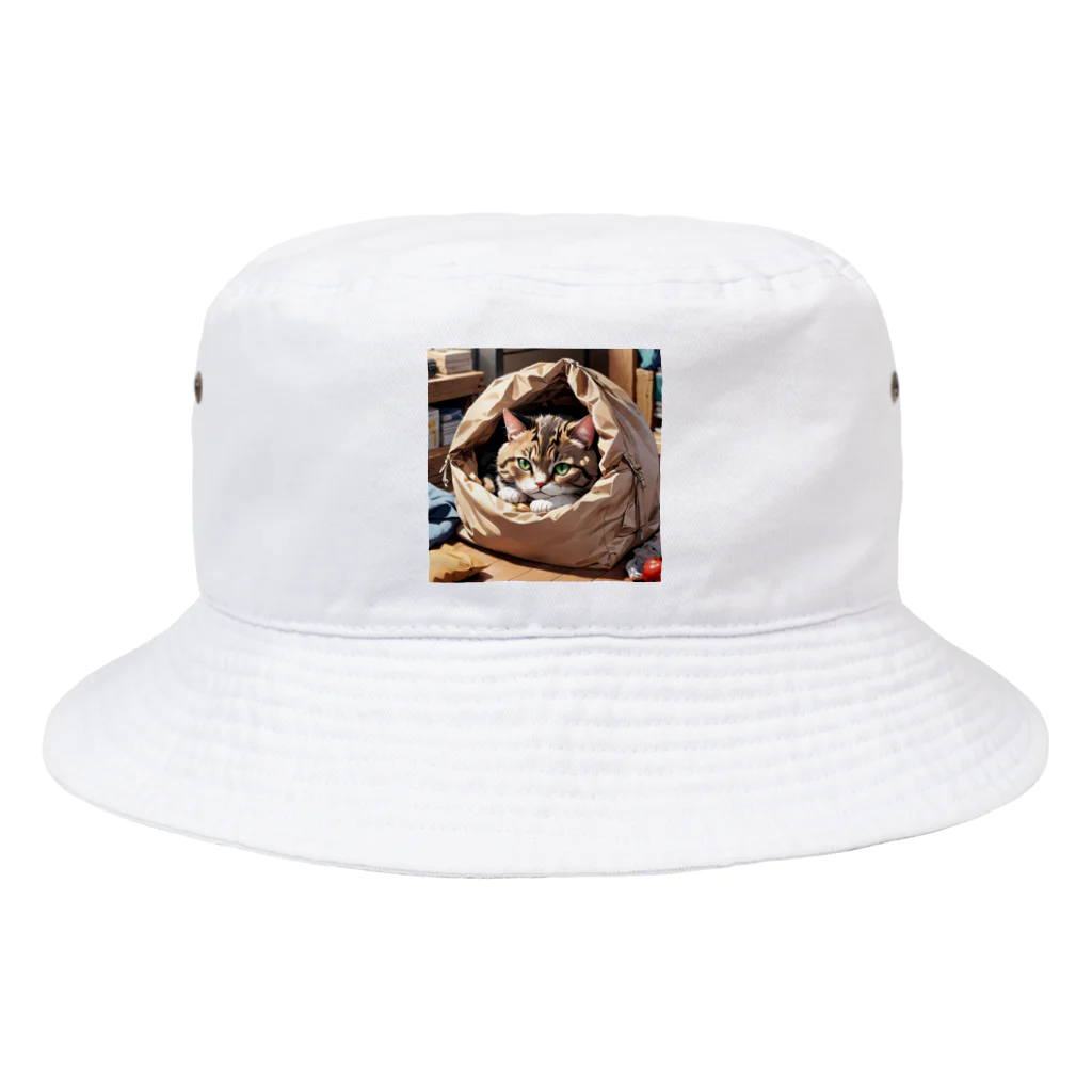 KikimimiネコのKikimimiネコ（袋入り） Bucket Hat