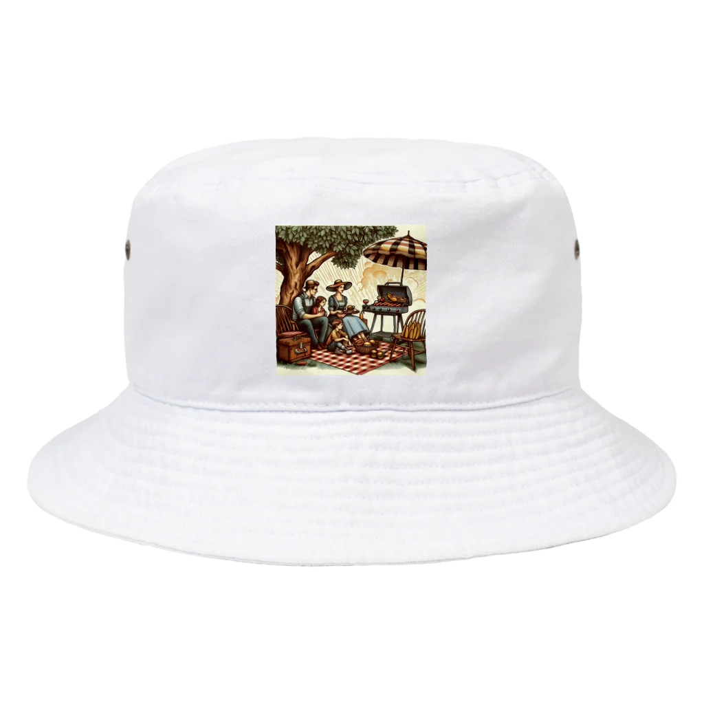 uhrsiyのヴィンテージイラスト Bucket Hat