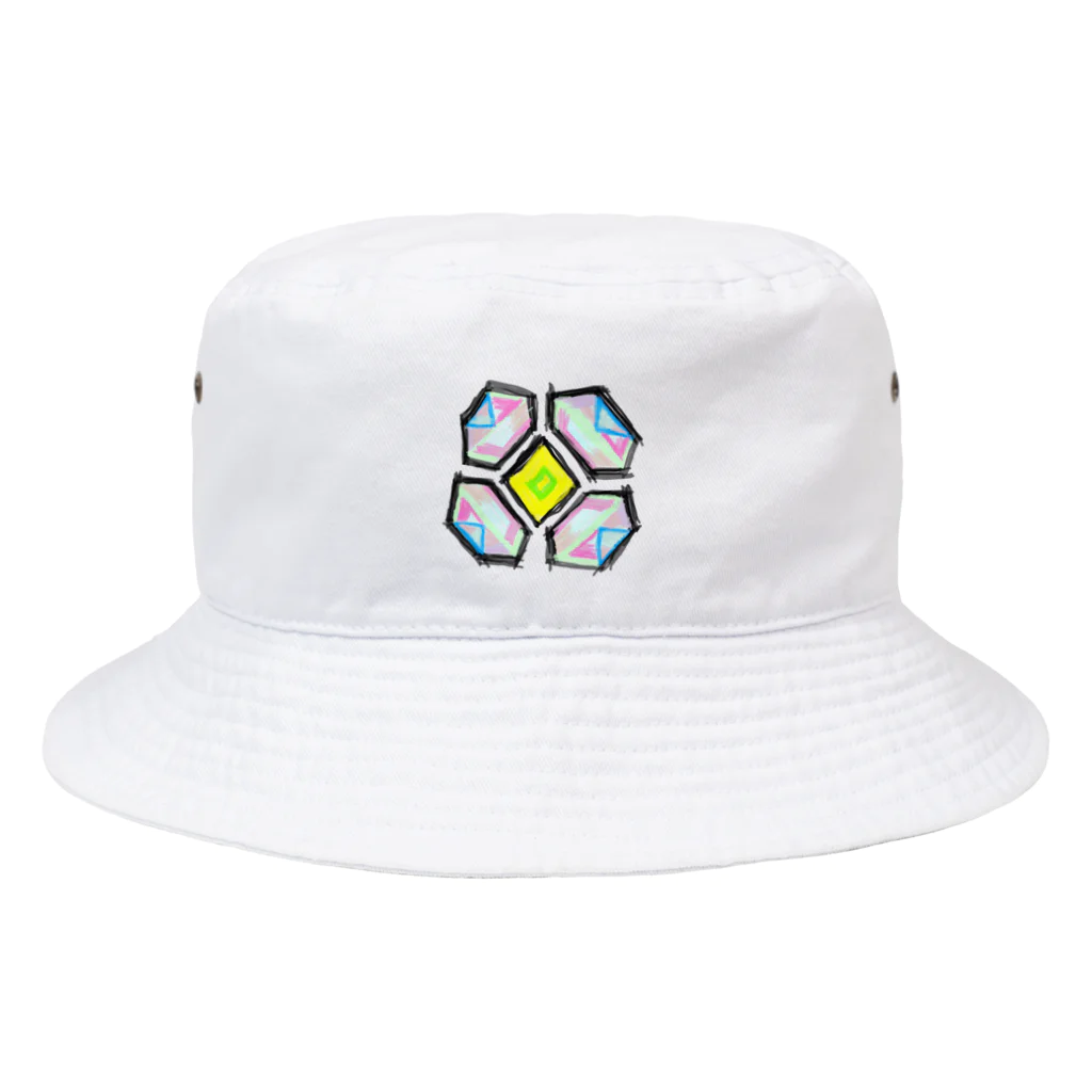 令和のくまさんのHeard Flower Bucket Hat