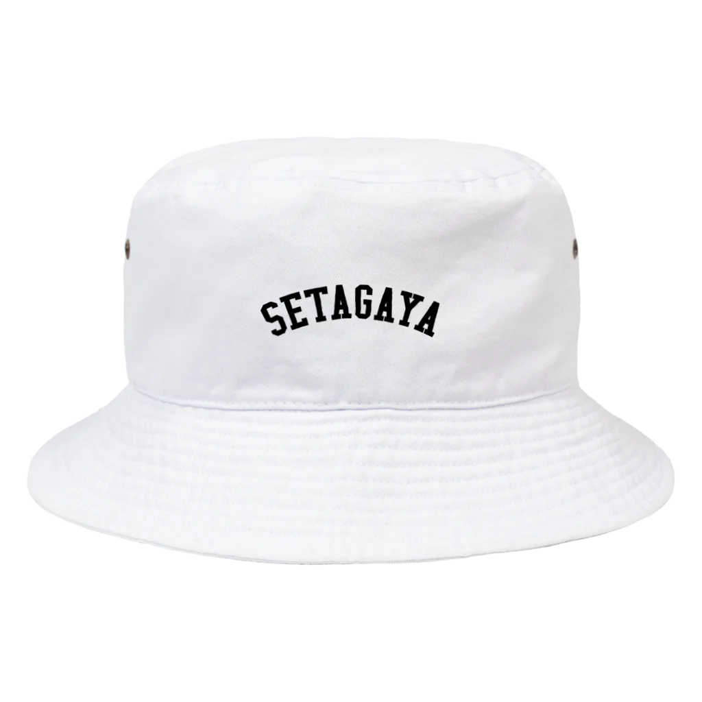 せたが屋さんの世田谷Tシャツ　ブラックロゴ(setagaya item) Bucket Hat