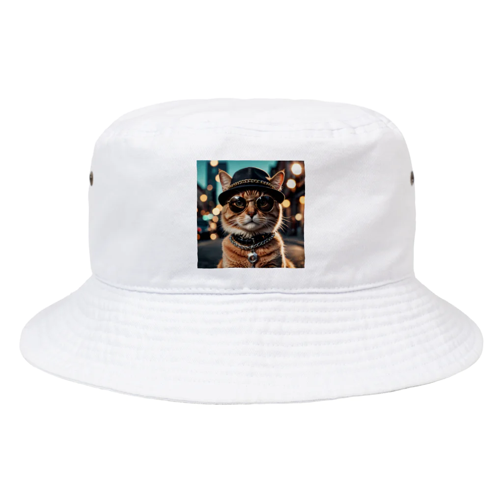 YUYUYのグラサンネコちゃん Bucket Hat