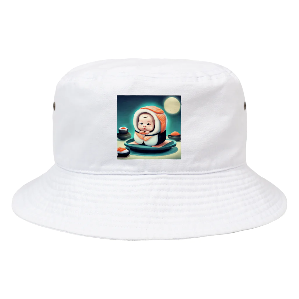 kumak0のお寿司の赤ちゃん Bucket Hat