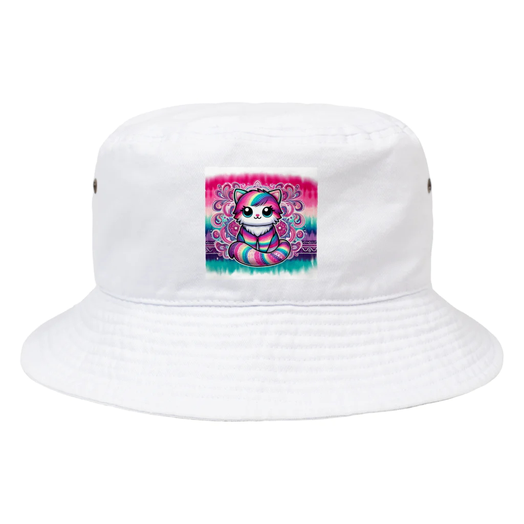 マヤーのキャットアイ Bucket Hat