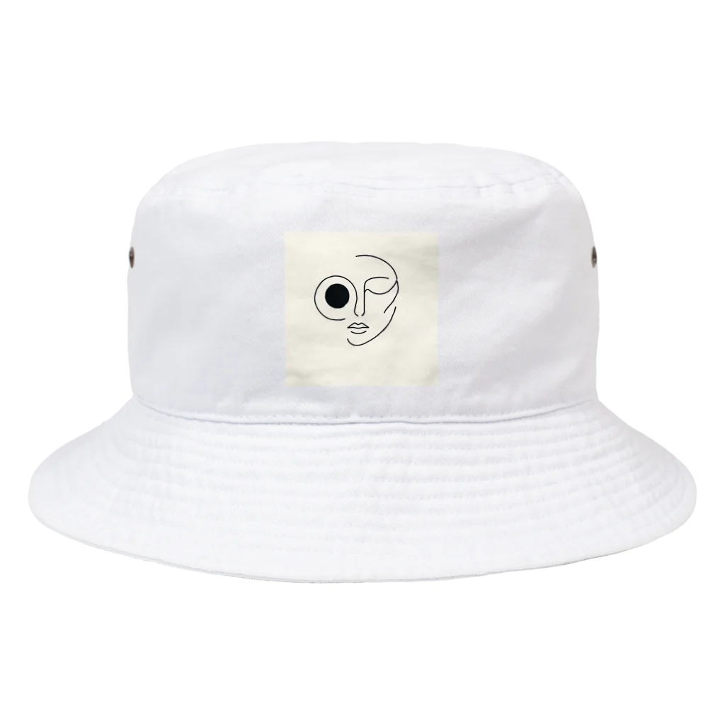 pasupasuの線の人　正面 Bucket Hat