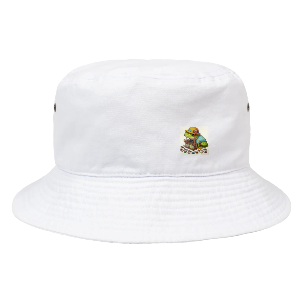 hiromichiのひカエルくん　フリマ Bucket Hat