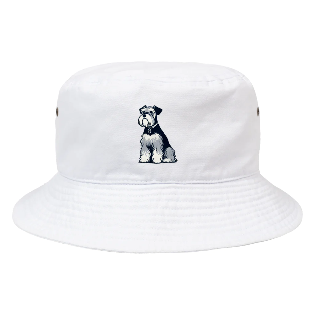 チワワのすももdear.moのハンサムボーイシュナウザー Bucket Hat