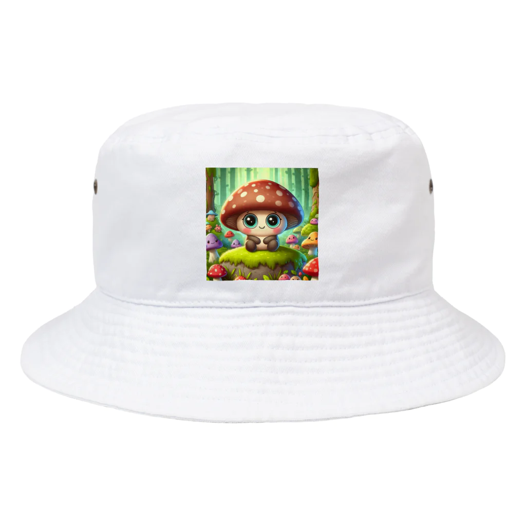 Rio58の癒し系キノコ可愛いグッズ Bucket Hat