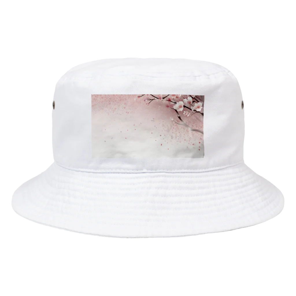 ころんと和み屋の桜ワンポイント Bucket Hat