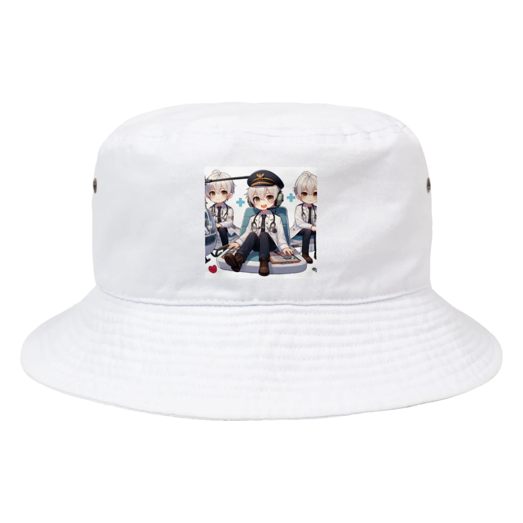 SWQAのドクターヘリ Bucket Hat