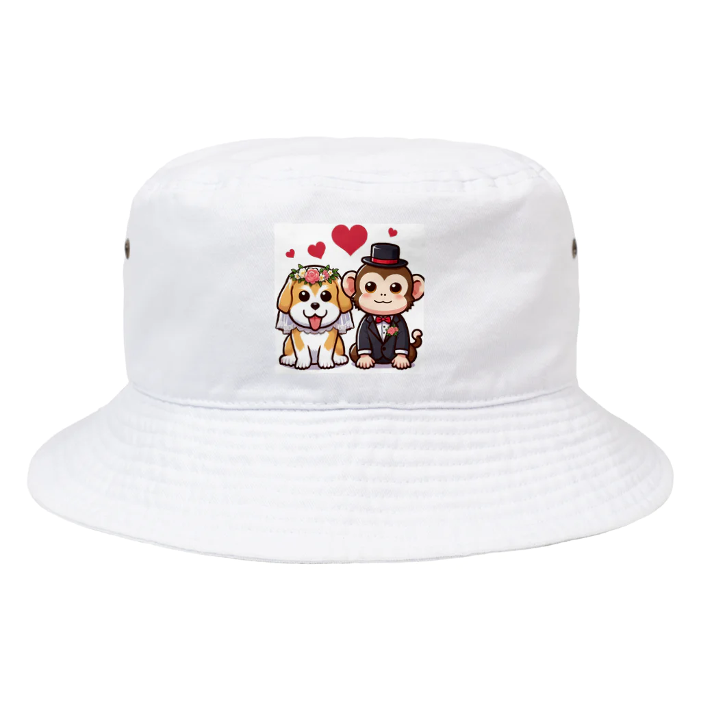 HERAX(へラックス）2号店の犬猿の仲～愛の力で仲良し～ Bucket Hat