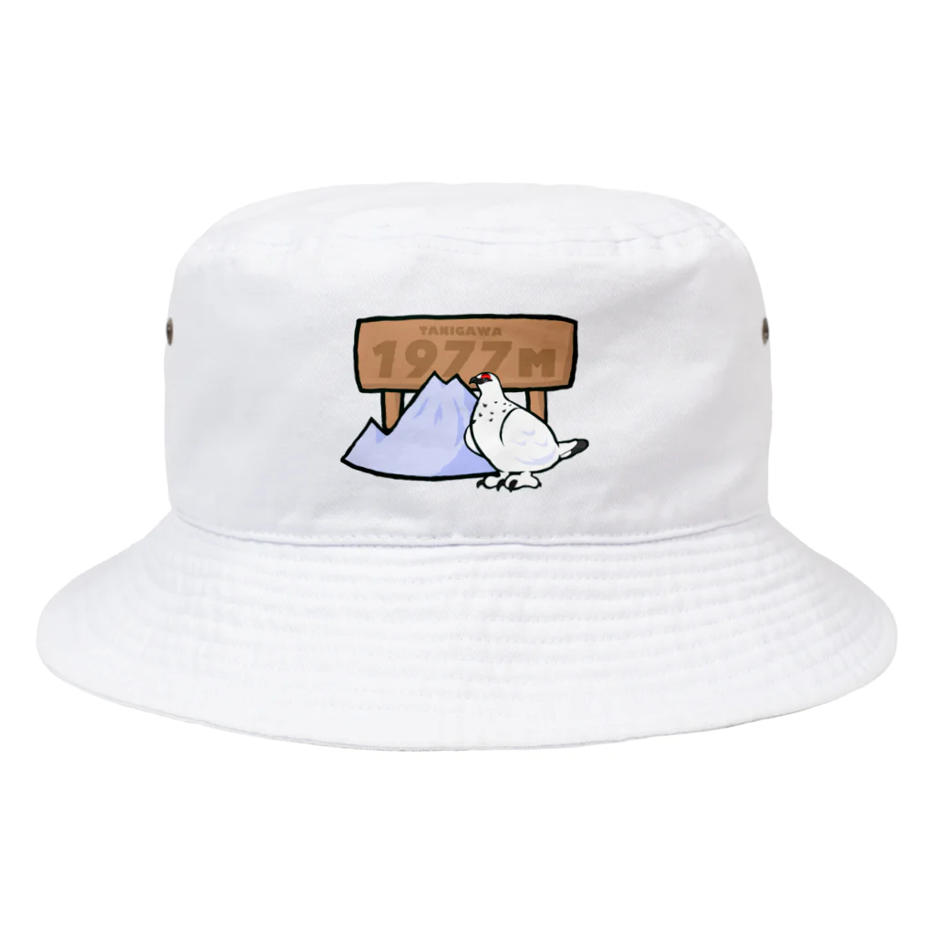 さいとうオブザイヤーの谷川岳とライチョウ Bucket Hat