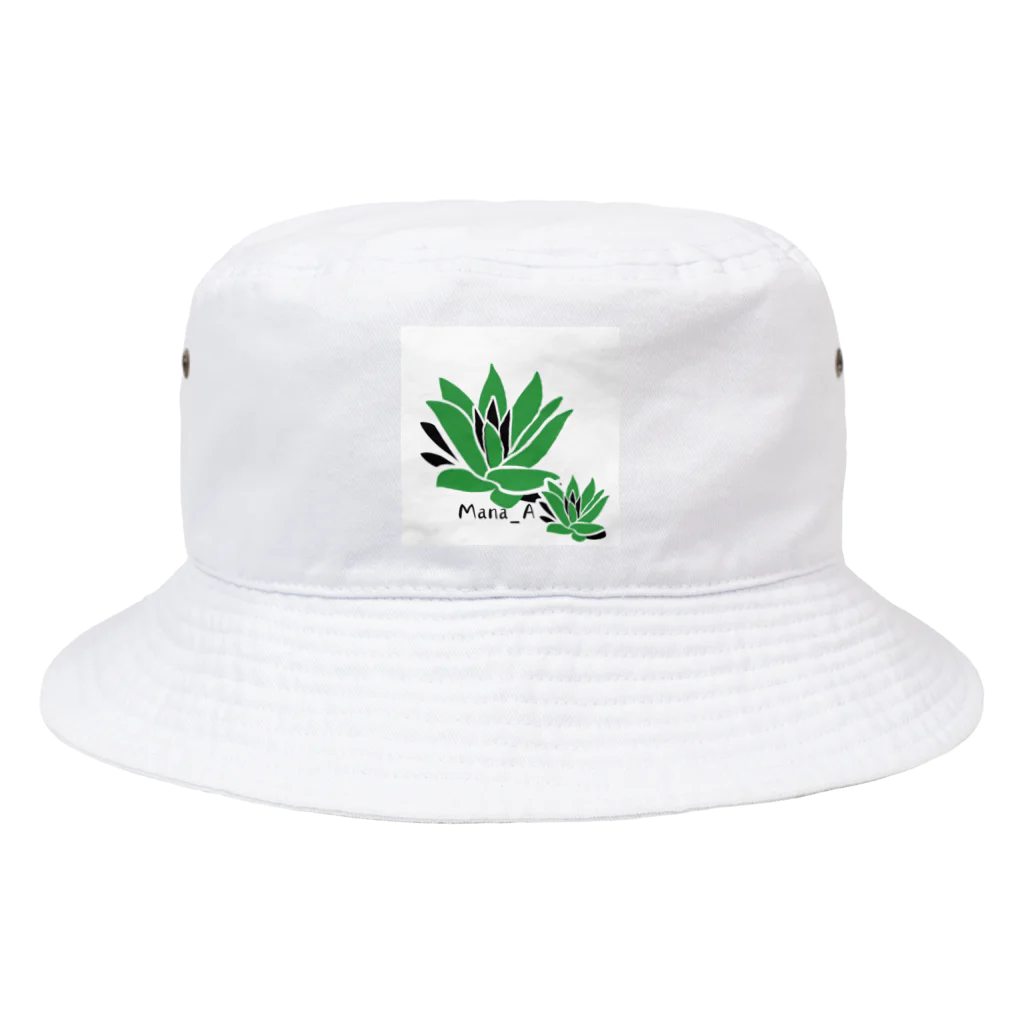 Mana Aのカラフルアガベ Bucket Hat