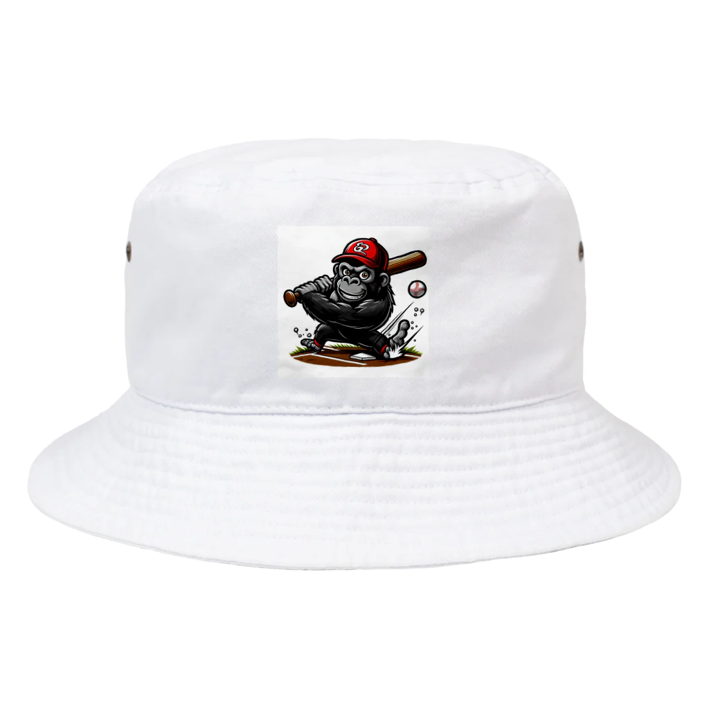 namidamakiの野球ごり Bucket Hat