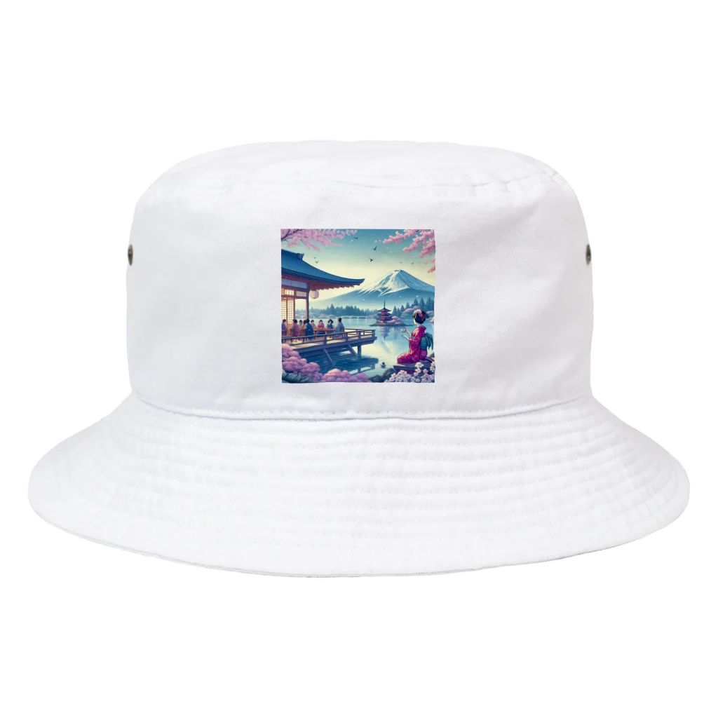 AKIのふじさん Bucket Hat